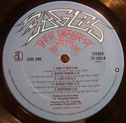 Eagles : Their Greatest Hits 1971-1975 (LP, Album, Comp, Emb)