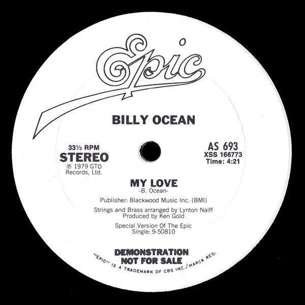 Billy Ocean : American Hearts (12", Single, Promo)
