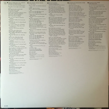 Carly Simon : The Best Of Carly Simon (LP, Comp, RE, PRC)