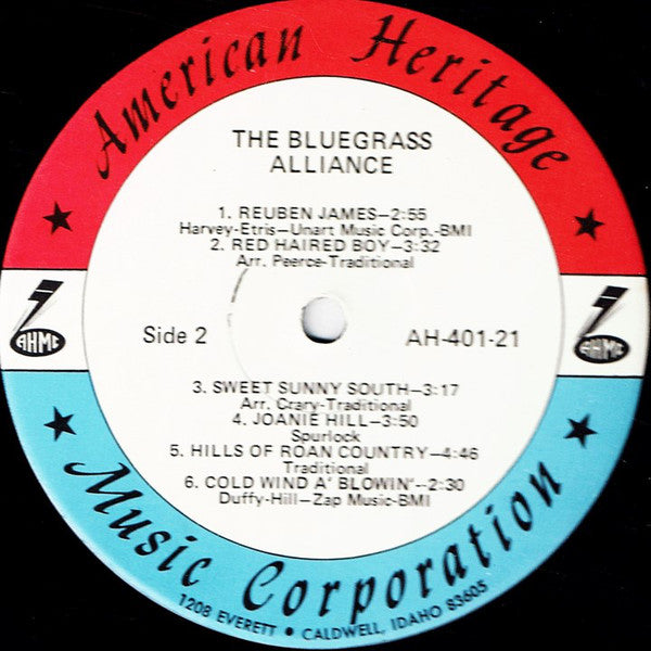 The Bluegrass Alliance : The Bluegrass Alliance (LP, Album)