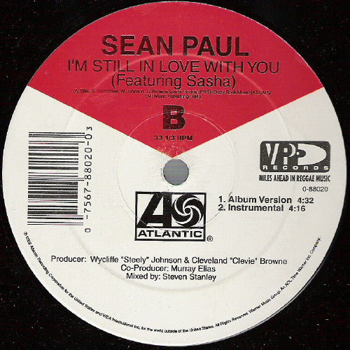 Sean Paul : Get Busy (12")