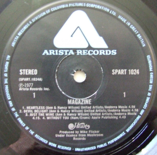 Heart : Magazine (LP, Album)