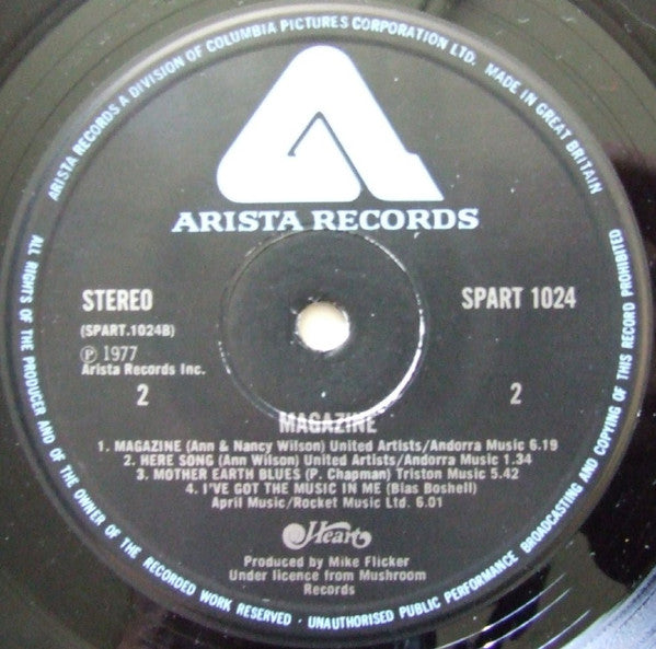 Heart : Magazine (LP, Album)