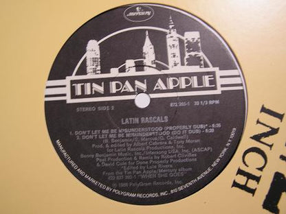 The Latin Rascals : Don't Let Me Be Misunderstood (12")