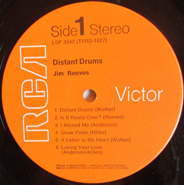 Jim Reeves : Distant Drums (LP, Album)
