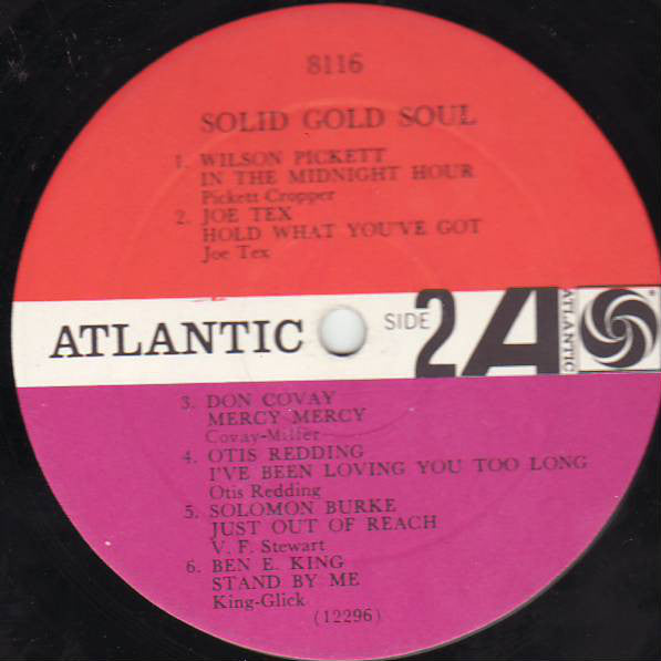 Various : Solid Gold Soul (America's Great Soul Singers) (LP, Comp, Mono)