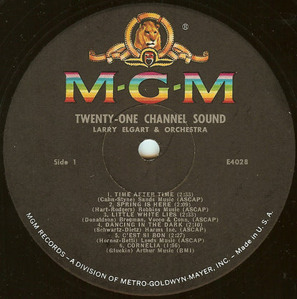 Larry Elgart & His Orchestra : Music In Motion! - 21 Channel Sound (LP, Album)