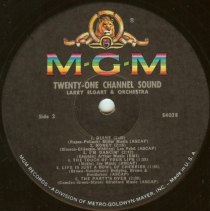 Larry Elgart & His Orchestra : Music In Motion! - 21 Channel Sound (LP, Album)