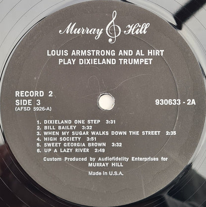 Louis Armstrong And Al Hirt : Dixieland Trumpet (4xLP, Comp, RE + Box)