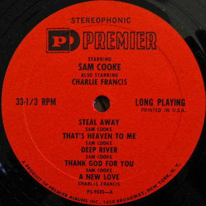 Sam Cooke / Charlie Francis (4) : Sam Cooke - Also Starring Charlie Francis (LP, Comp)
