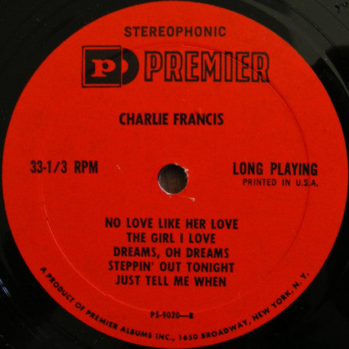 Sam Cooke / Charlie Francis (4) : Sam Cooke - Also Starring Charlie Francis (LP, Comp)