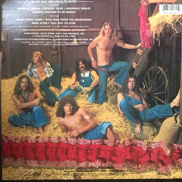 Black Oak Arkansas : X-Rated (LP, Album)