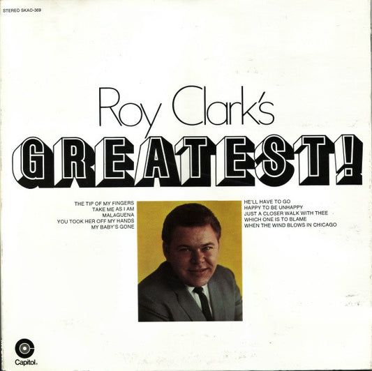 Roy Clark : Roy Clark's Greatest! (LP, Comp, RE, Los)