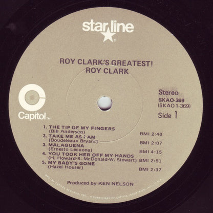 Roy Clark : Roy Clark's Greatest! (LP, Comp, RE, Los)