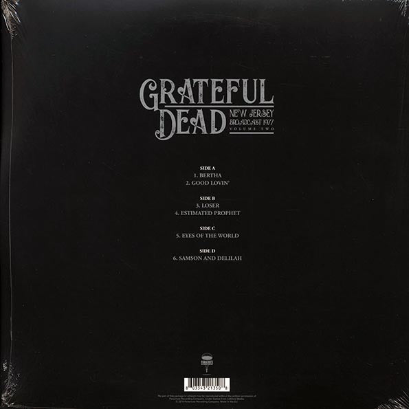 The Grateful Dead – New Jersey Broadcast 1977 - Volume Two