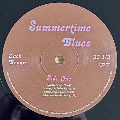 Zach Bryan : Summertime Blues (12", EP)