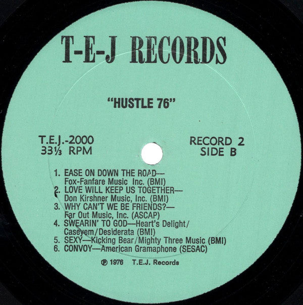 Unknown Artist : Hustle 76 (2xLP)