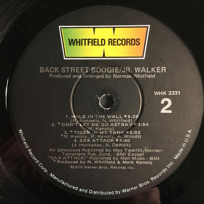 Junior Walker : Back Street Boogie (LP, Album)