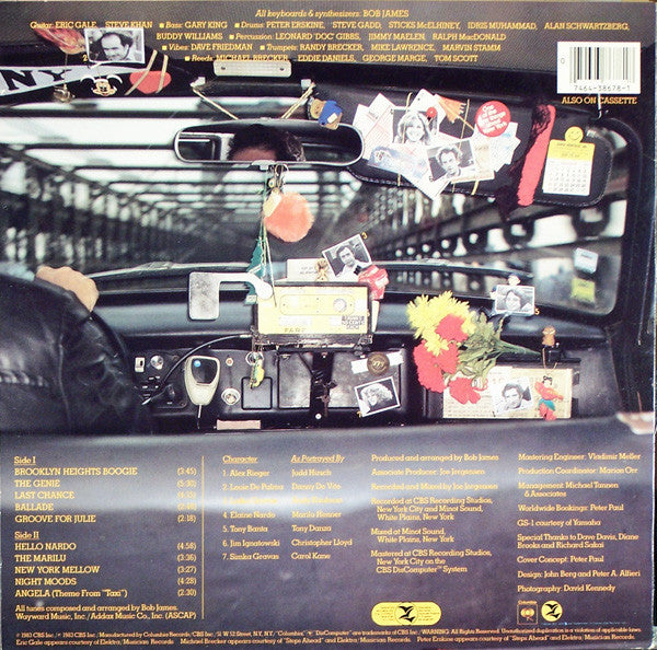 Bob James : The Genie: Themes & Variations From The TV Series "Taxi" (LP, Album, Tap)