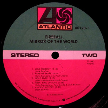 Firefall : Mirror Of The World (LP, Album, Spe)