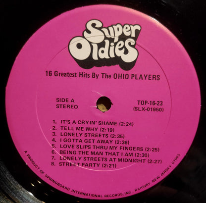 Ohio Players : 16 Greatest Hits (LP, Album, Comp)