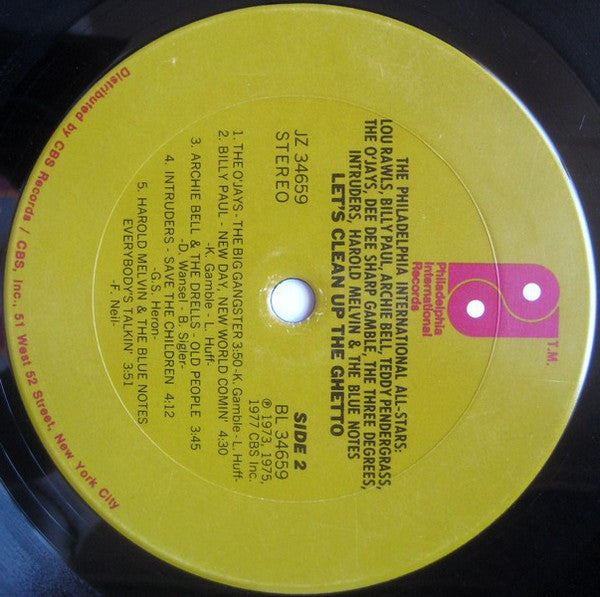 Philadelphia International All Stars : Let's Clean Up The Ghetto (LP, Album)