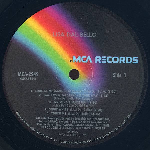 Lisa Dal Bello : Lisa Dal Bello (LP, Album)