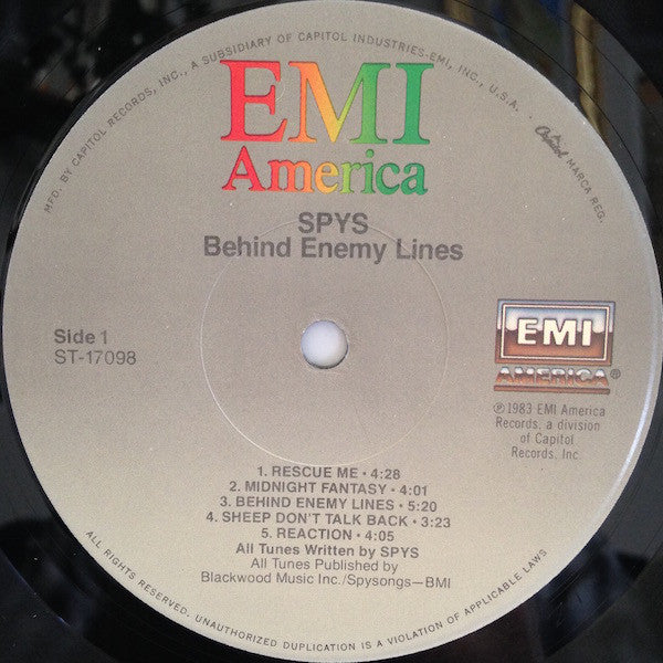SPYS : Behind Enemy Lines (LP, Album, Jac)