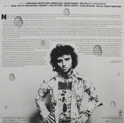 Grin Featuring Nils Lofgren : The Best Of Grin Featuring Nils Lofgren (LP, Comp, Ora)