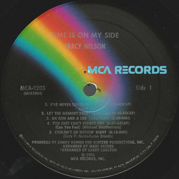 Tracy Nelson : Time Is On My Side (LP, Album, Pin)