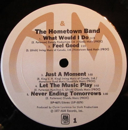 Hometown Band : The Hometown Band (LP, Album)