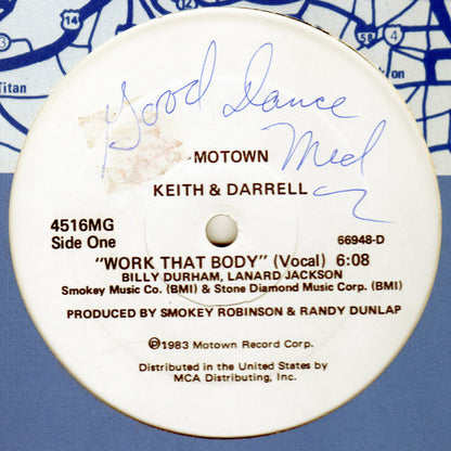 Keith & Darrell : Work That Body (12", Single, Promo)