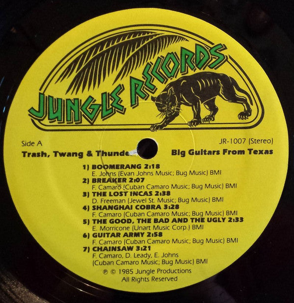 Big Guitars From Texas : Trash, Twang And Thunder (LP, Album)