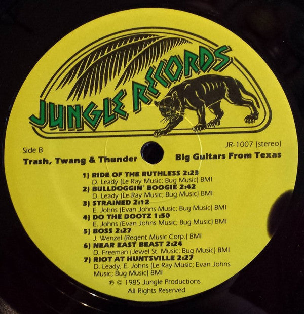 Big Guitars From Texas : Trash, Twang And Thunder (LP, Album)