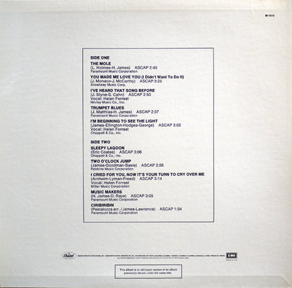 Harry James And His Orchestra : The Hits Of Harry James (LP, Comp, RE, Abr)