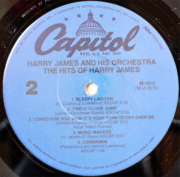 Harry James And His Orchestra : The Hits Of Harry James (LP, Comp, RE, Abr)