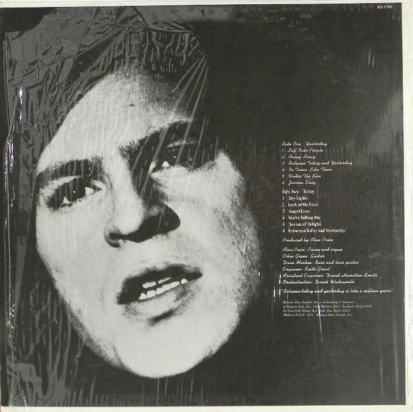 Alan Price : Between Today And Yesterday (LP, Album, Pit)