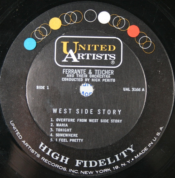 Ferrante & Teicher : Music From The Motion Picture West Side Story And Other Motion Picture And Broadway Hits (LP, Album, Mono)