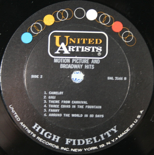 Ferrante & Teicher : Music From The Motion Picture West Side Story And Other Motion Picture And Broadway Hits (LP, Album, Mono)