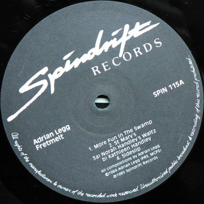 Adrian Legg : Fretmelt (LP, Album)