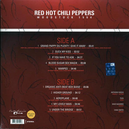 Red Hot Chili Peppers	 Best Of Woodstock 1994: The Winston Farm, Saugerties, NY, August 14th