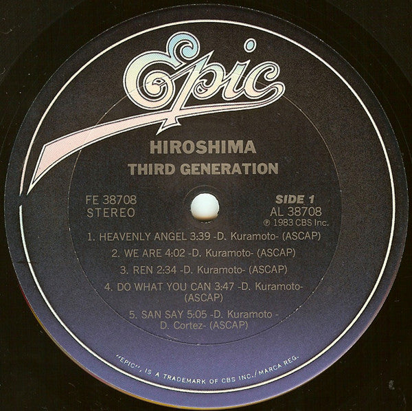 Hiroshima (3) : Third Generation (LP, Album)