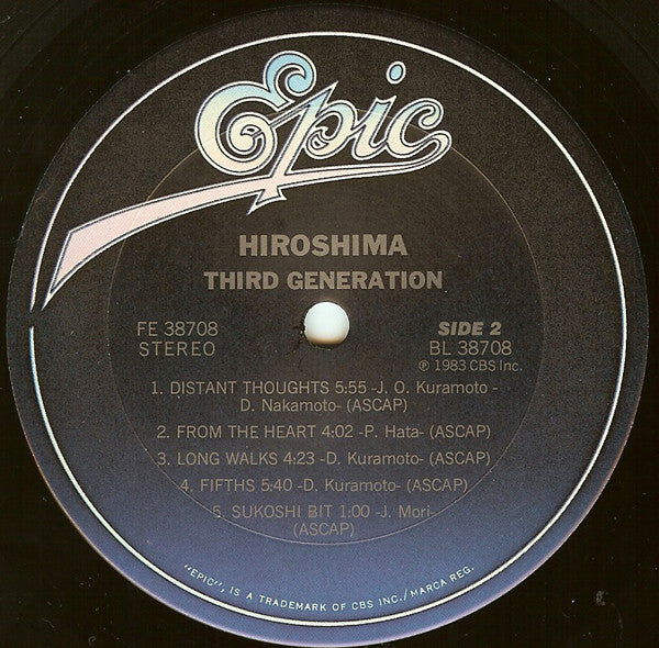 Hiroshima (3) : Third Generation (LP, Album)