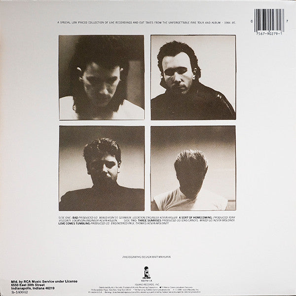 U2 : Wide Awake In America (12", EP, Club)