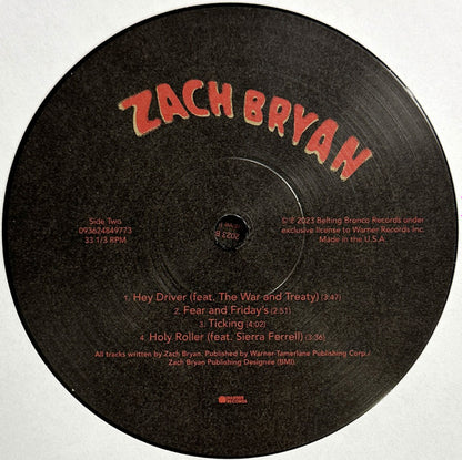 Zach Bryan : Zach Bryan (2xLP, Album)