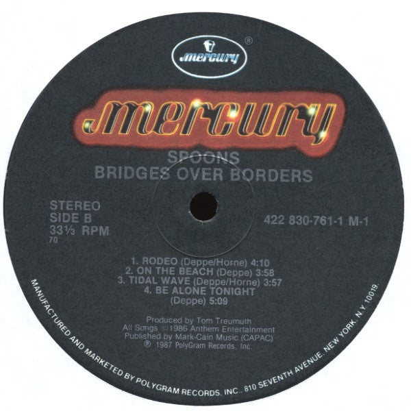 Spoons : Bridges Over Borders (LP, Album)