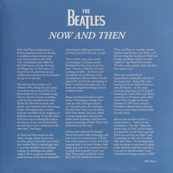 The Beatles : Now And Then / Love Me Do (12", Single, Red)