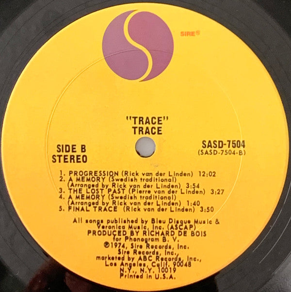 Trace (6) : Trace (LP, Album)