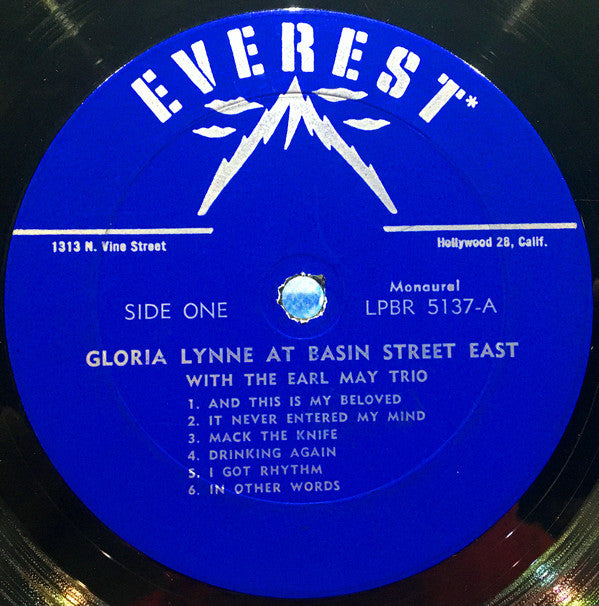 Gloria Lynne : At Basin Street East (LP, Album, Mono)