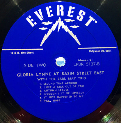 Gloria Lynne : At Basin Street East (LP, Album, Mono)